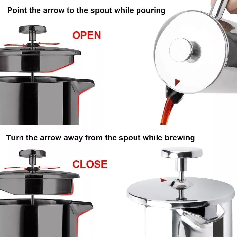 Miniatura 2 de Prensa Francesa Acero Inoxidable 350ML